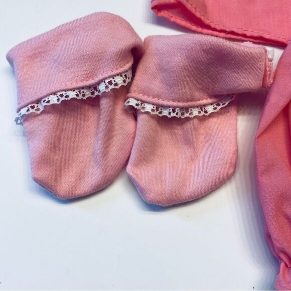 Vintage Cabbage Patch‎ CPK Clothing Outfit Bundle Lot Pink Top Shorts Socks - Picture 3 of 10
